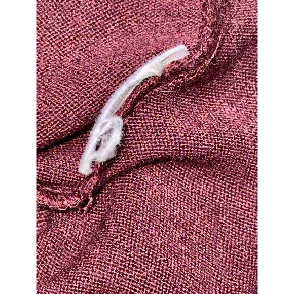 Abercrombie & Fitch Soft AF Cozy Red Knit Henley Long Sleeve Sweater Womens XS - Picture 4 of 7